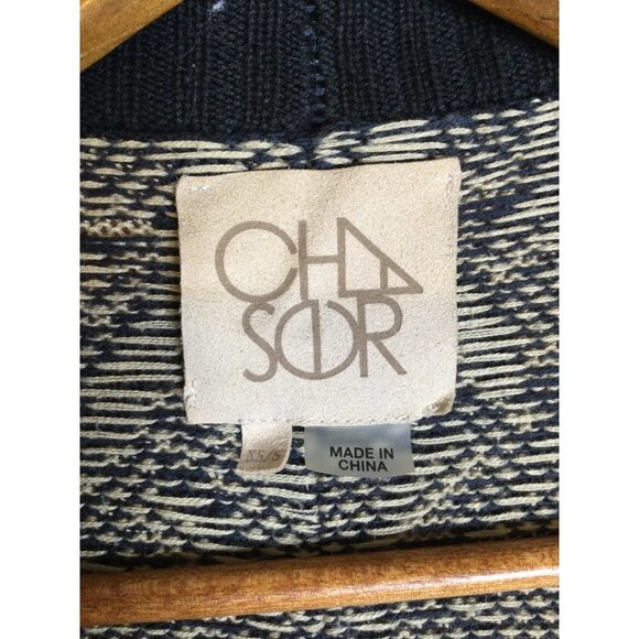 Chaser Womens Open Front Oversized Knit Cardigan Sweater Snake Print Size XS - Picture 3 of 10